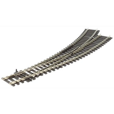 Peco SLU77 Streamline OO/HO Code 100 Curved Turnout Small Radius Left Hand